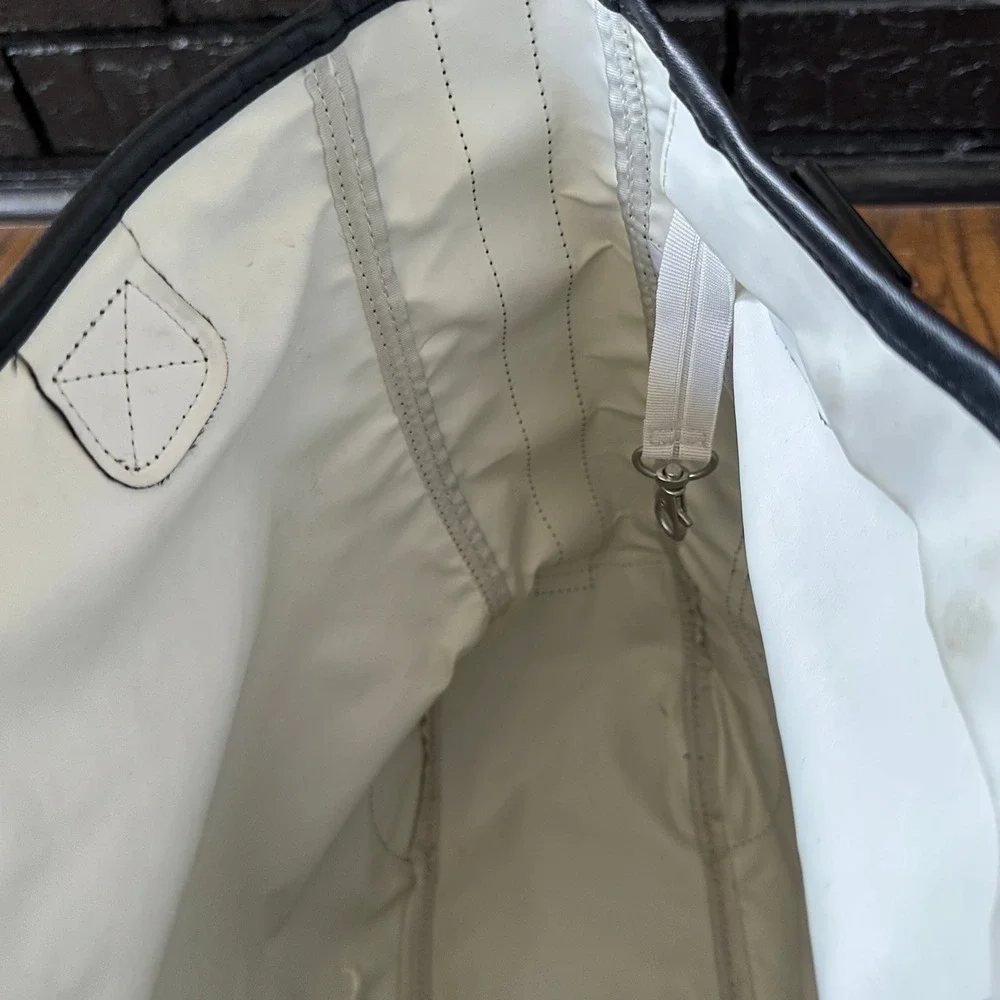 Deadstock Nike Tote Bag OS Black Solid Women's Y2K Sporty Techwear Athleisure